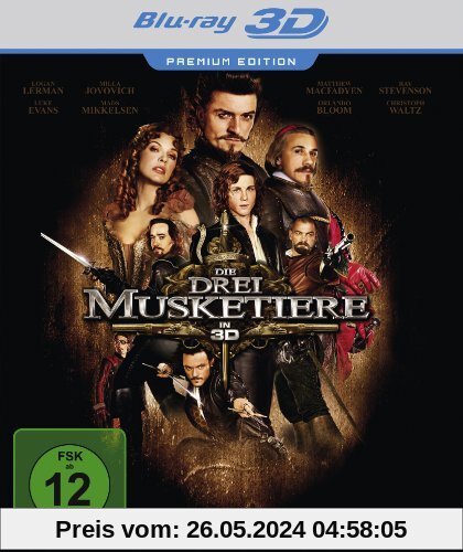 Die drei Musketiere (Premium Edition) [Blu-ray 3D] von Paul W.S. Anderson