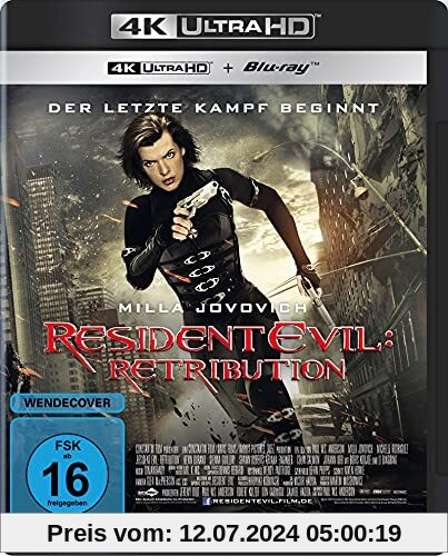 Resident Evil: Retribution (4K Ultra HD) (+ Blu-ray 2D) von Paul W.S. Anderson