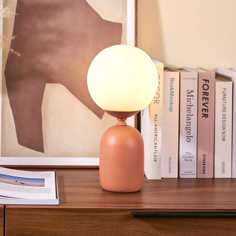 Pauleen Glowing Charm Tischlampe, Keramikfuß rost von Pauleen