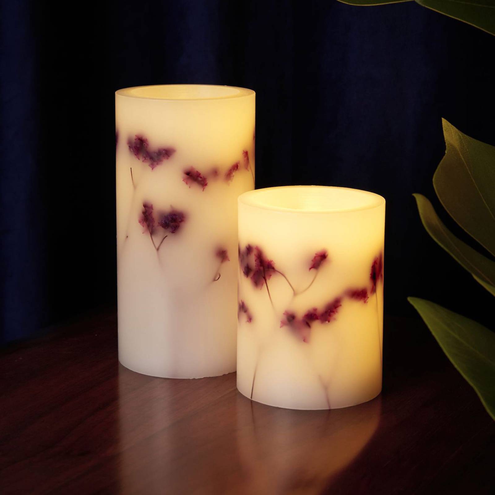 Pauleen Shiny Bloom Candle LED-Kerze 2er Set von Pauleen