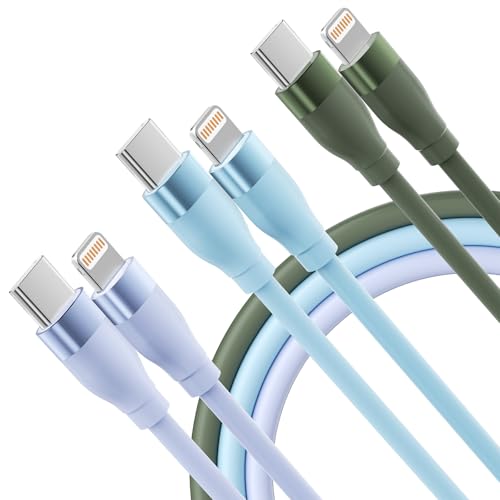 USB C to Lightning Cable 3 Pack 6FT MFi Certified, iPhone Fast Charger Type C to Lightning Cord for iPhone 14 13 12 11 Pro Max Xr Xs 8 and More USB C to Lightning Cable 3 Pack 6FT MFi Certified, iPhone Fast Charger Type C to Lightning Cord for iPhone 14 13 12 11 Pro Max Xr Xs 8 and More von Pauline CY