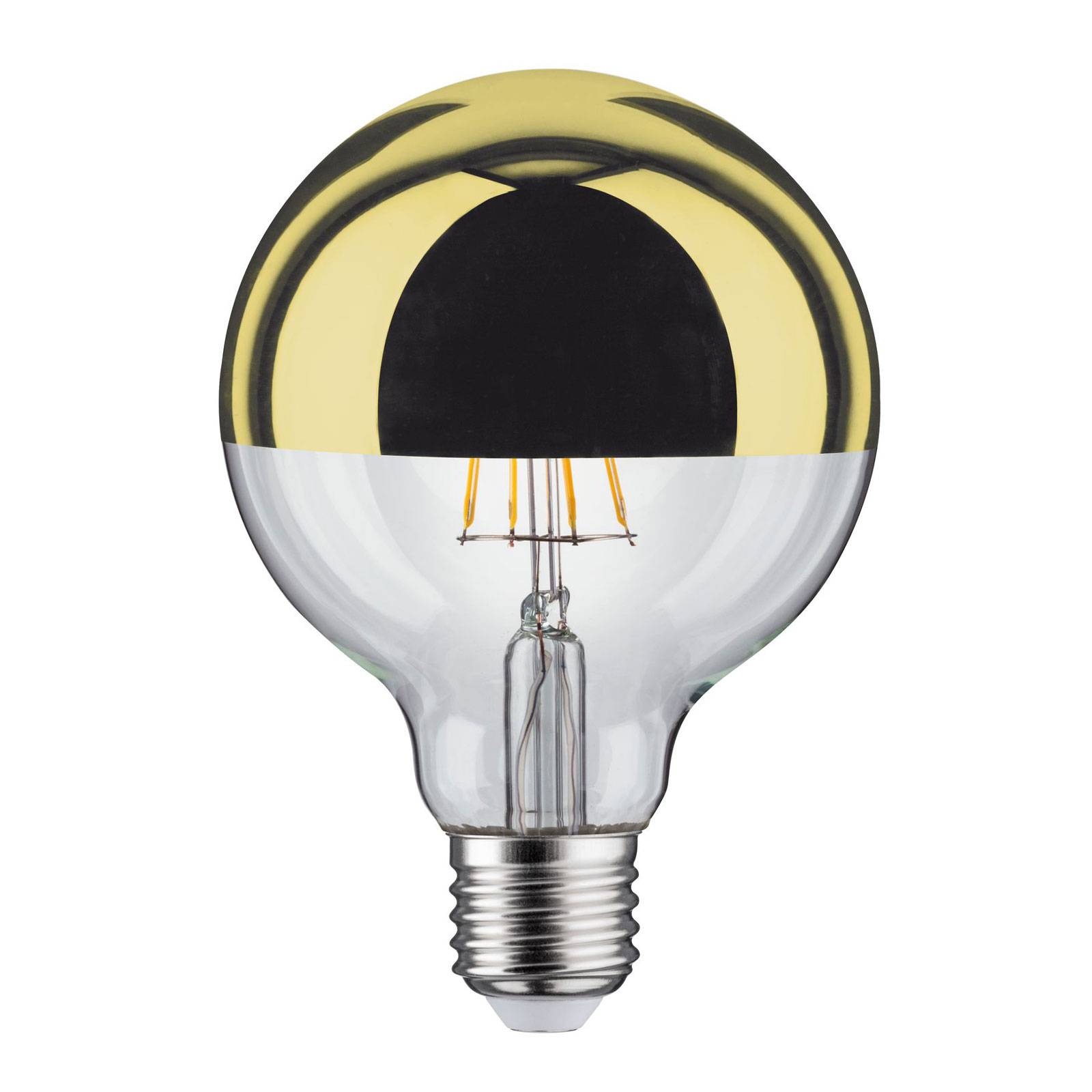 LED-Lampe E27 827 6,5W Kopfspiegel gold von Paulmann