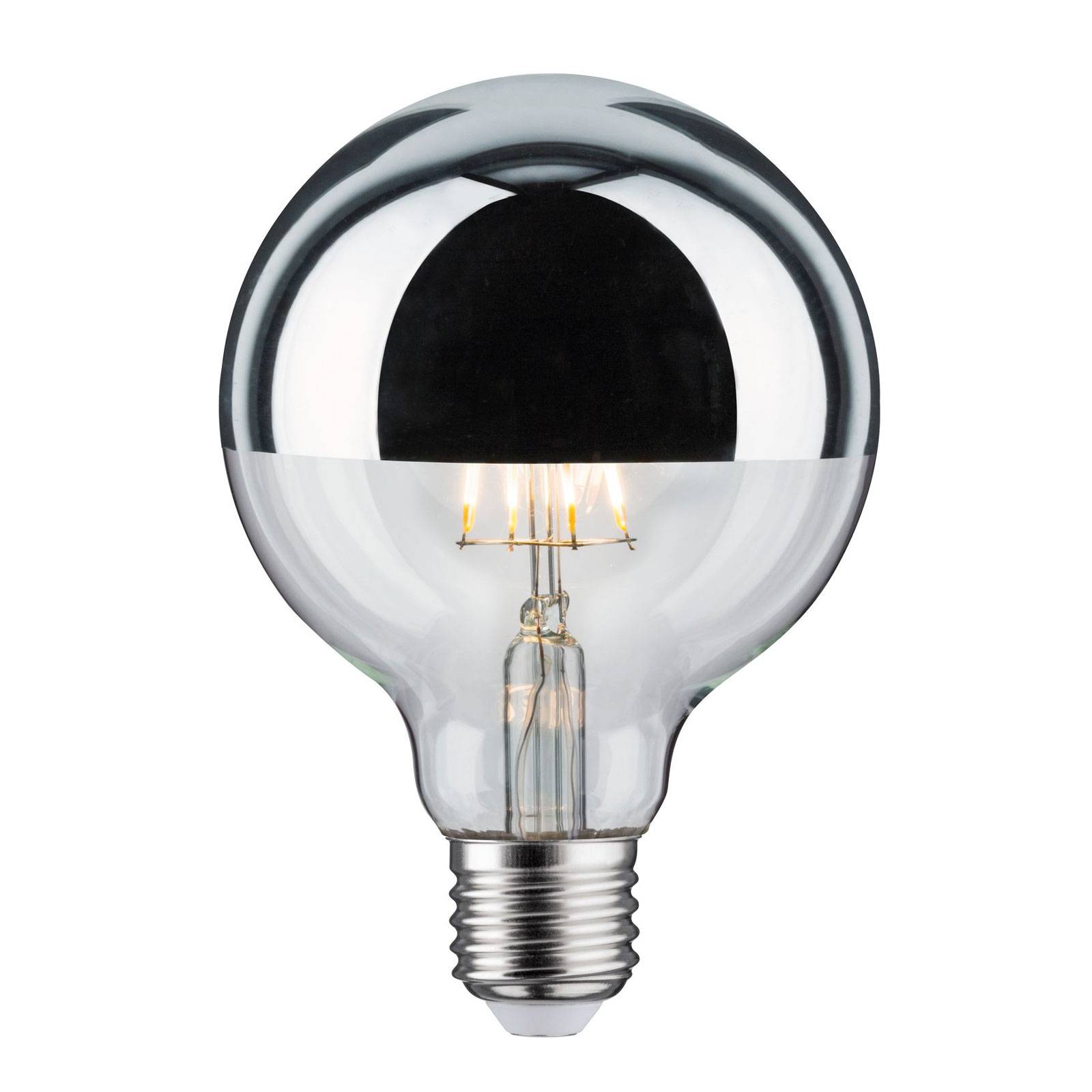 LED-Lampe E27 827 6,5W Kopfspiegel silber von Paulmann