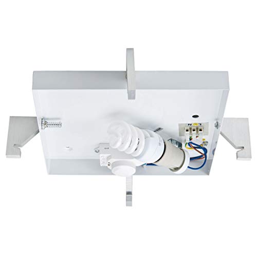 PAULMANN 701.26 Basic systems E27, 15 W Deckenleuchte Alu gebürstet, NEUW. von Paulmann
