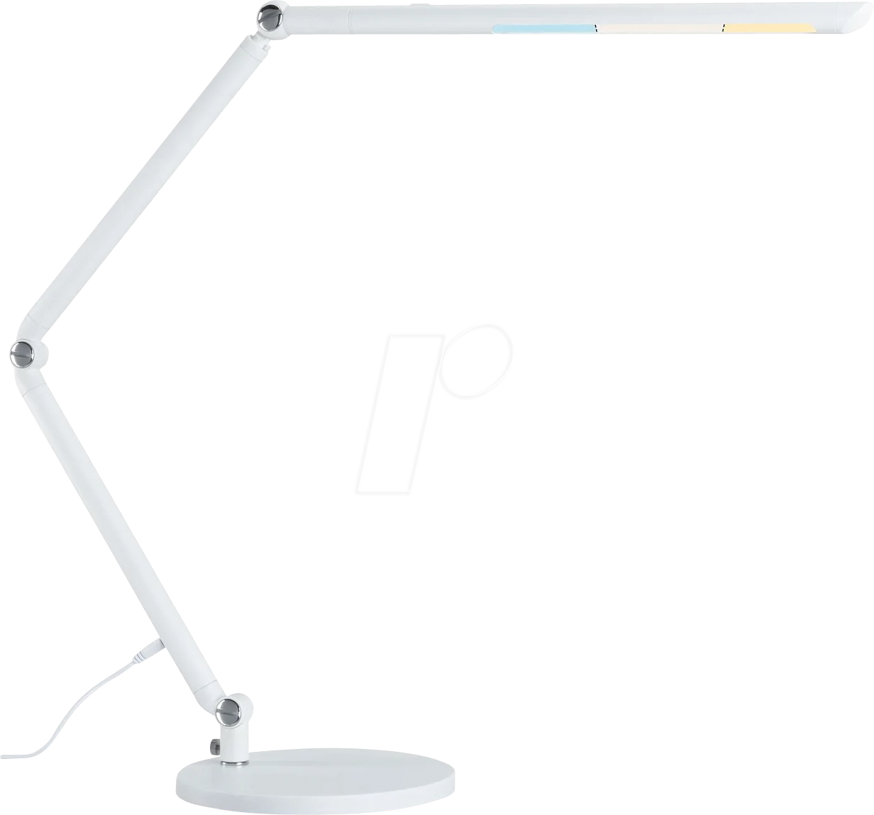 PLM 78911 - LED-Schreibtischleuchte, 9,5 W, 700 lm, dimmbar, weiß von Paulmann