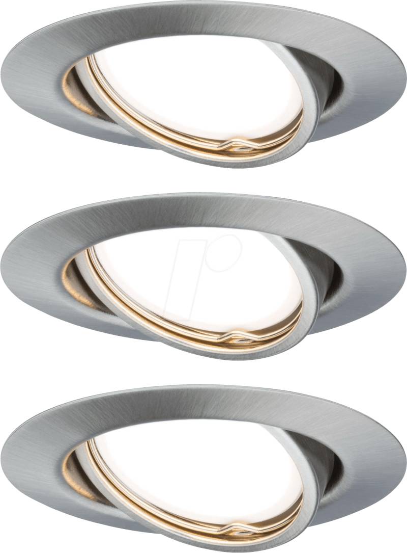 PLM 93425 - Einbauleuchte LED Base 3 x 5 W, 3000 K, eisen von Paulmann