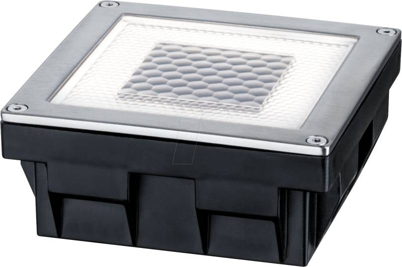 PLM 93774 - LED-Solarleuchte, Bodeneinbauleuchte, silber, IP67 von Paulmann