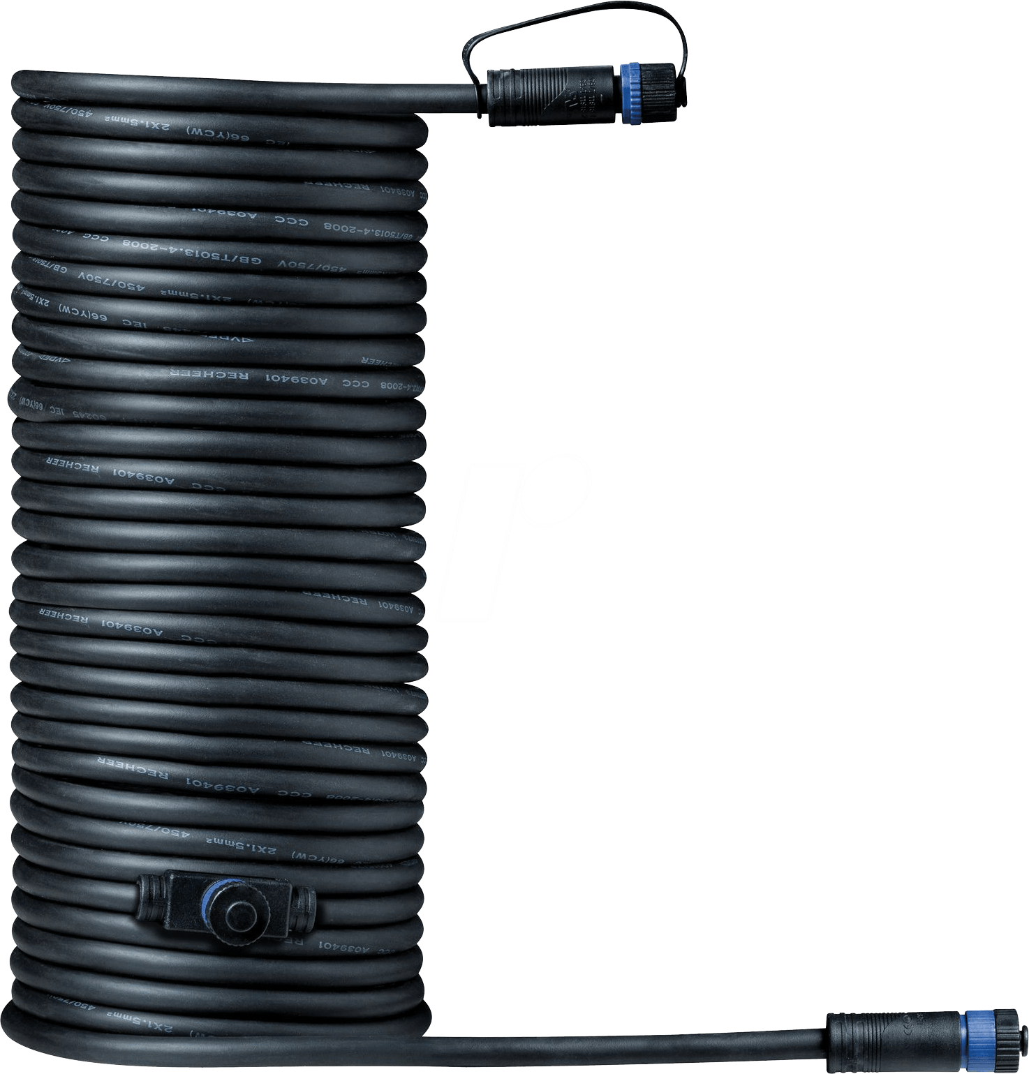 PLM 93928 - Plug&Shine Kabel IP68,  10 m mit zwei Anschlussbuchsen von Paulmann