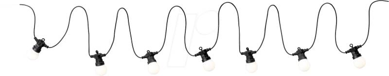 PLM 94165 - Plug&Shine Lichterkette IP44, 3000K, 7 Lampen von Paulmann