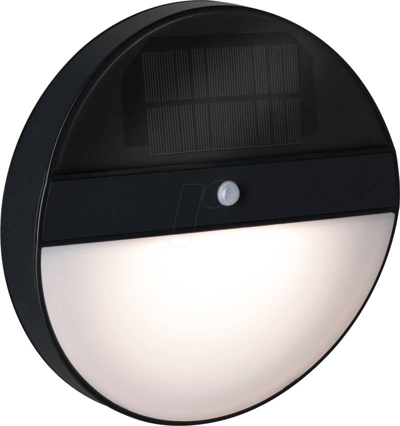 PLM 94264 - LED-Solarleuchte, Wandleuchte, anthrazit, IP44, Bewegungsmelder von Paulmann