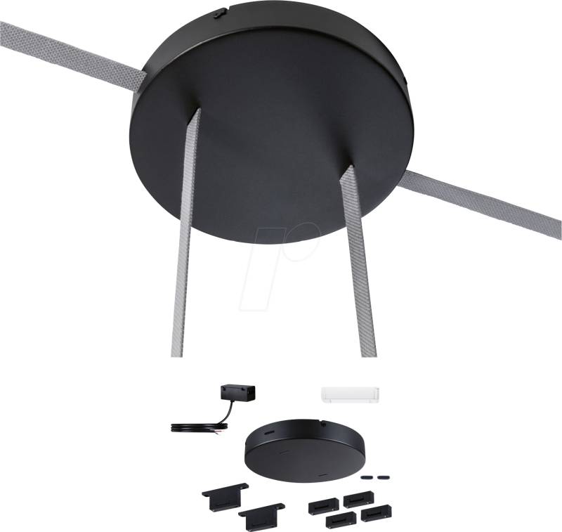 PLM 94628 - Uline Installationsset, 230/48 V, max. 60 W, schwarz von Paulmann