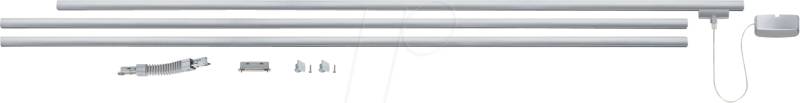 PLM 95016 - URail Schiene Basisset, chrom von Paulmann