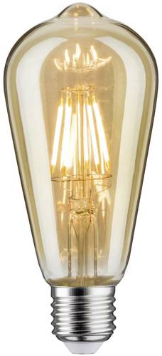 Paulmann 28523 LED E27 Spezialform 6W = 42W Gold (Ø x H) 64mm x 145mm 1St. von Paulmann