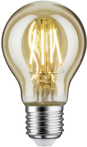 Paulmann 28714 LED EEK F (A - G) E27 Glühlampenform 4.7W = 42W Gold (Ø x H) 60mm x 106mm 1St. von Paulmann