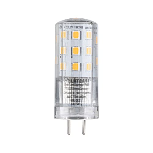 Paulmann 28833 LED Lampe Stiftsockel 400lm 4 Watt dimmbar Beleuchtung Birnen Kunststoff 2700 K GY6,35 von Paulmann