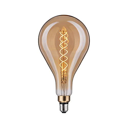 Paulmann 28867 LED Lampe 1879 BigDrop Filament Warmweiß 400lm 7 Watt dimmbar Gold Vintage 1800 K E27 Leuchtmittel von Paulmann