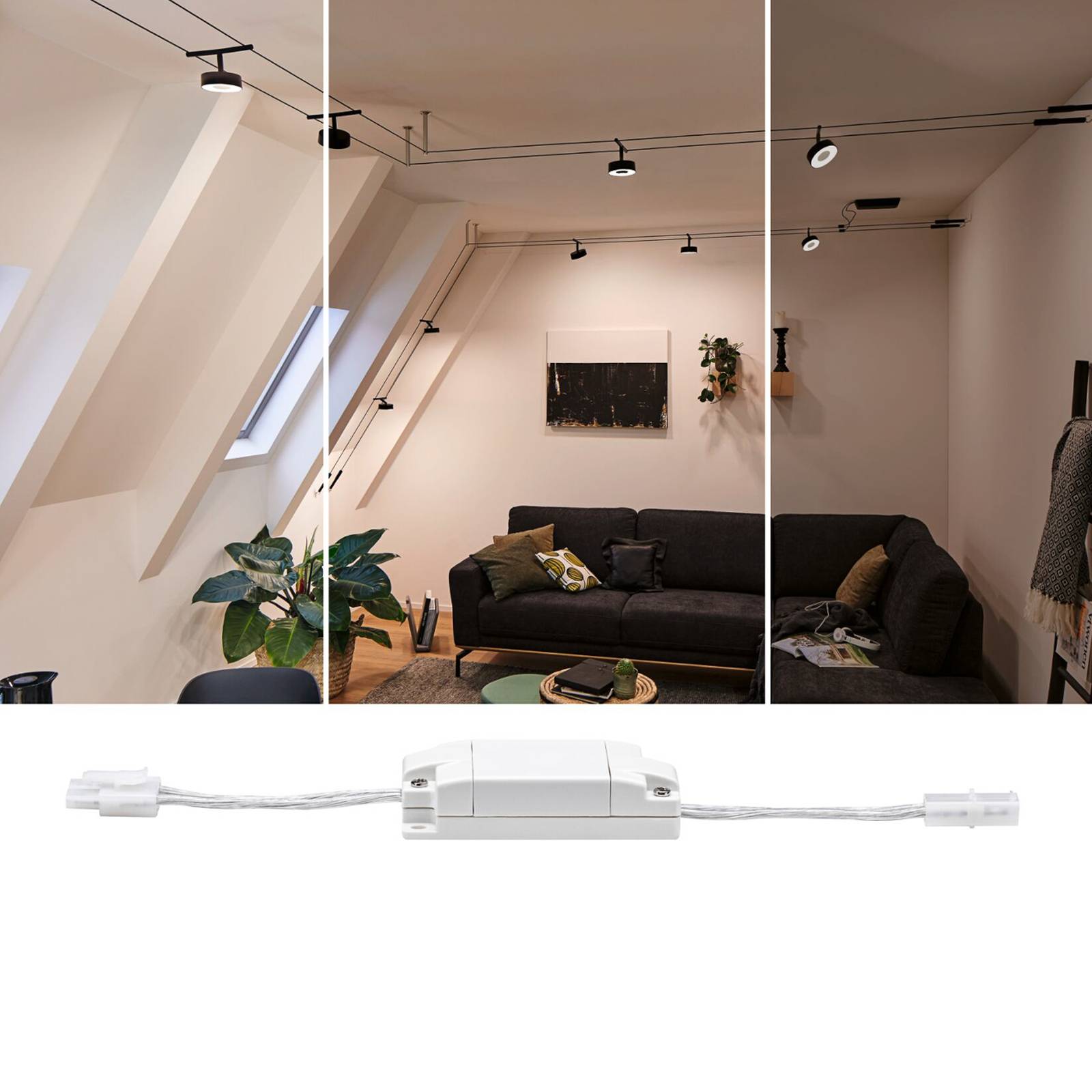 Paulmann 3-Step-Dimmer für CorDuo Seilsystem, weiß Paulmann 3-Step-Dimmer für CorDuo Seilsystem, weiß von Paulmann