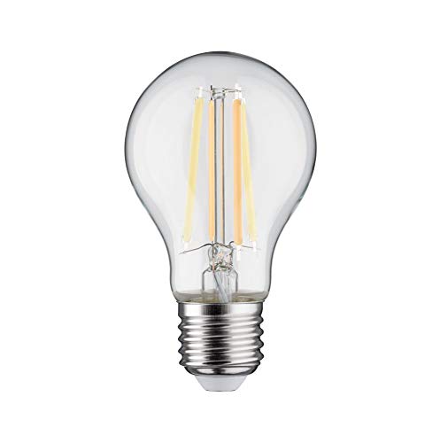 Paulmann 50393 LED Lampe Filament AGL Smart Home Zigbee Tunable White 4,7W dimmbar Leuchtmittel Klar Goldlicht bis Tageslichtweiߟ 2200-6500K E27 von Paulmann