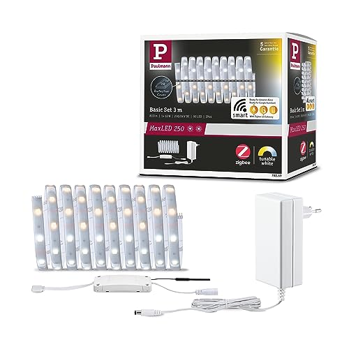 Paulmann 78869 LED-Streifen-Basisset mit Stecker 230V 3m Warmweiß von Paulmann