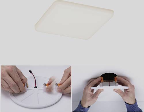 Paulmann 92394 EB Panel Veluna VariFit LED-Einbauleuchte 8.50W Satin von Paulmann