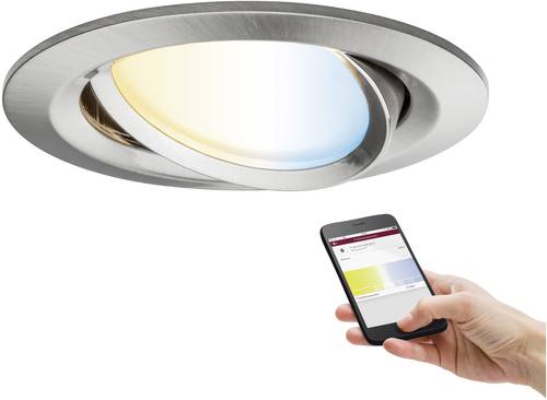 Paulmann 92961 LED-Einbauleuchte LED 6W Eisen (gebürstet) von Paulmann