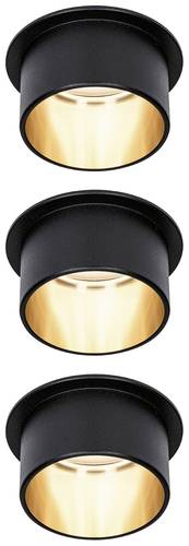 Paulmann 93379 LED-Einbauleuchte LED LED fest eingebaut 18W Schwarz (matt), Gold von Paulmann