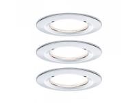 Paulmann 934.99, Einbaustrahler, 3 Glühbirne(n), LED, 2700 K, 460 lm, Chrom von Paulmann