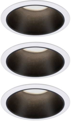 Paulmann 93402 Cole Coin Einbauleuchte 3er Set LED 6W Weiß, Schwarz Paulmann 93402 Cole Coin Einbauleuchte 3er Set LED 6W Weiß, Schwarz von Paulmann