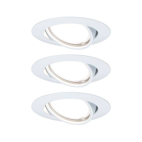 Paulmann 93422 Base Einbauleuchte 3er Set LED GU10 15W Weiß von Paulmann