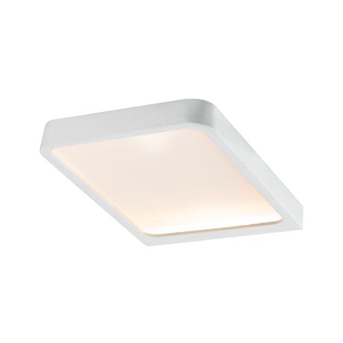 Paulmann 93583 LED Unterschrankleuchte Vane Panel eckig 2er-Set Schranklicht inklusive LED-Modul 2x67W 2.700 K Warmweiß IP44 spritzwassergeschützt von Paulmann