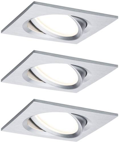 Paulmann 93680 LED-Einbauleuchte 3er Set 18W Aluminium (gedreht) von Paulmann