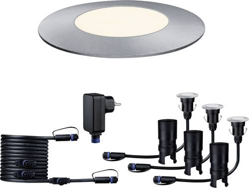 Paulmann 93697 Beleuchtungssystem Plug & Shine LED-Außeneinbauleuchten (Basis-Set) 3er Set LED 7.5W von Paulmann