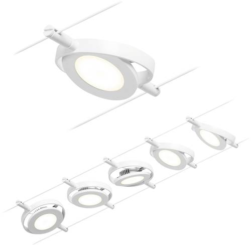 Paulmann 94416 Seil-Komplettsystem LED fest eingebaut LED Weiß, Chrom Paulmann 94416 Seil-Komplettsystem LED fest eingebaut LED Weiß, Chrom von Paulmann