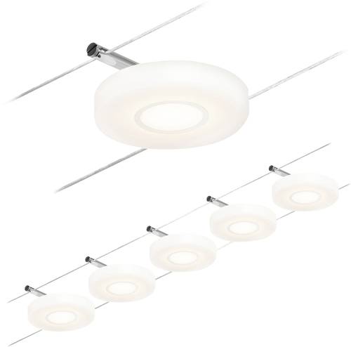 Paulmann 94426 Seil-Komplettsystem LED Chrom (matt), Chrom von Paulmann
