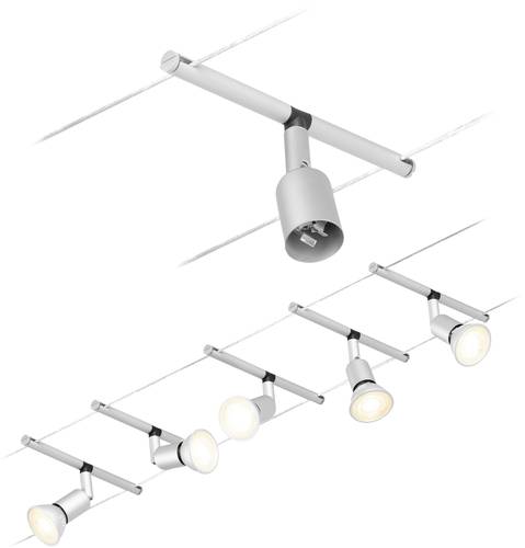 Paulmann 94442 Seil-Komplettsystem GU5.3 Chrom (matt) von Paulmann