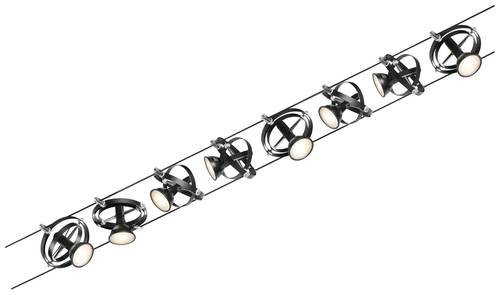 Paulmann 94494 Seil-Basissystem GU5.3 Schwarz (matt) von Paulmann