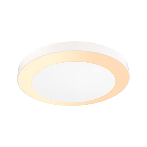 Paulmann 94527 LED Außenleuchte Smart Home Zigbee Deckenleuchte Circula IP44 Dämmerungs-/Bewegungssenso Tunable Warm 14W Outdoor 2200-3000K von Paulmann