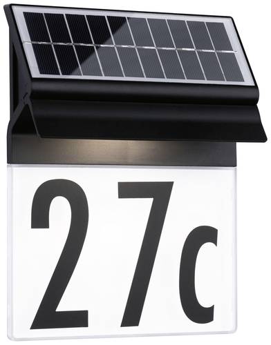 Paulmann 94694 Solar Housenumber Solar-Hausnummernleuchte Warmweiß Schwarz Paulmann 94694 Solar Housenumber Solar-Hausnummernleuchte Warmweiß Schwarz von Paulmann