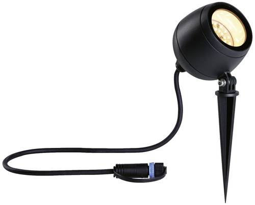 Paulmann 94768 Beleuchtungssystem Plug & Shine LED-Gartenstrahler LED 6.2W Gold Anthrazit von Paulmann