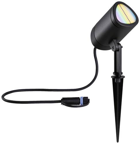 Paulmann 94849 Beleuchtungssystem Plug & Shine LED-Gartenstrahler LED 6.5W RGBW Anthrazit von Paulmann