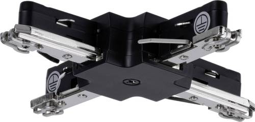 Paulmann 96908 Hochvolt-Schienensystem-Komponente X-Verbinder Schwarz (matt) von Paulmann