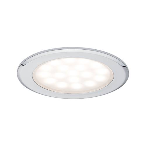 Paulmann 99920 LED-Einbauleuchte 2er Set LED LED fest eingebaut 5W Chrom (glänzend) von Paulmann