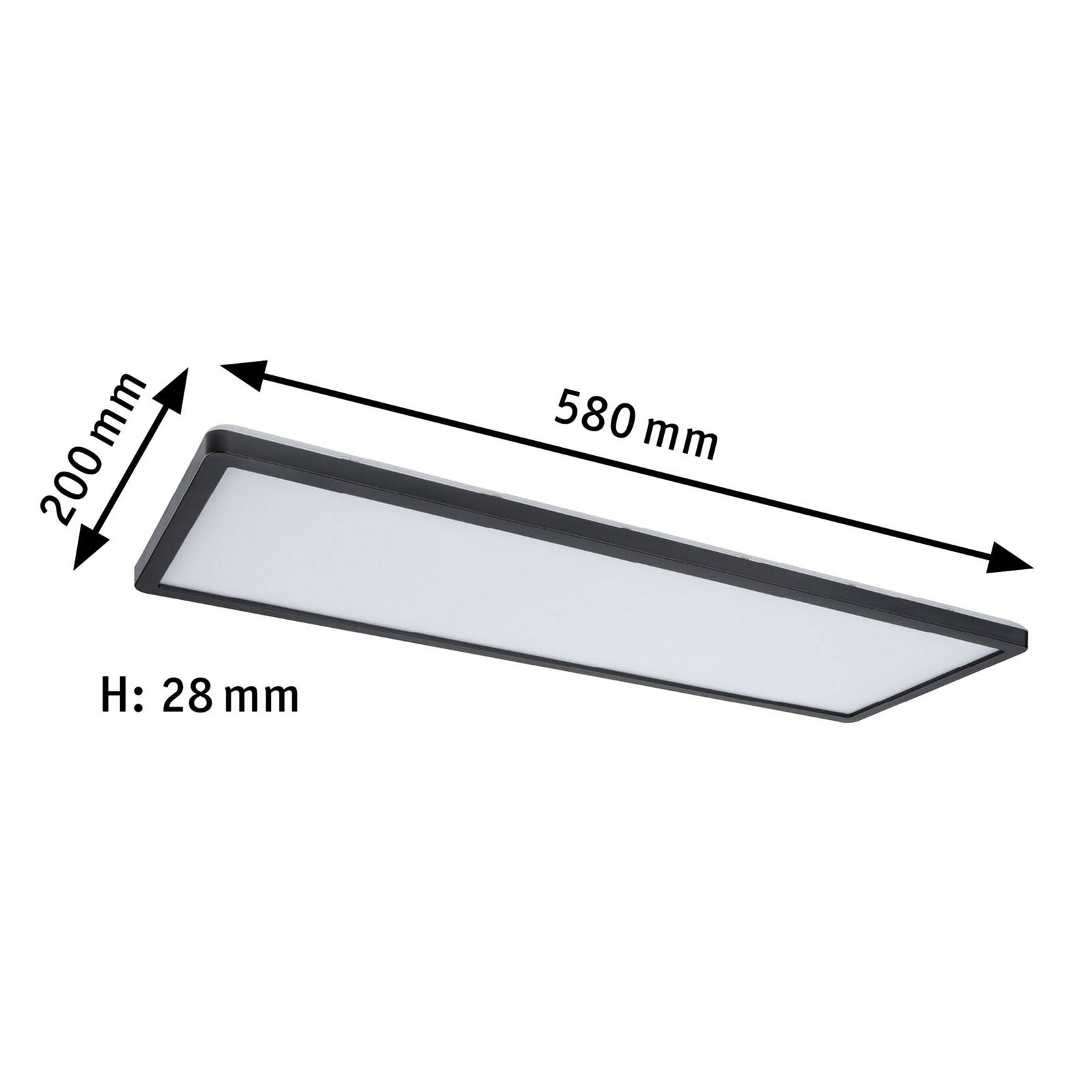 Paulmann Atria Shine Panel 3-step black 840 58x20 Paulmann Atria Shine Panel 3-step black 840 58x20 von Paulmann