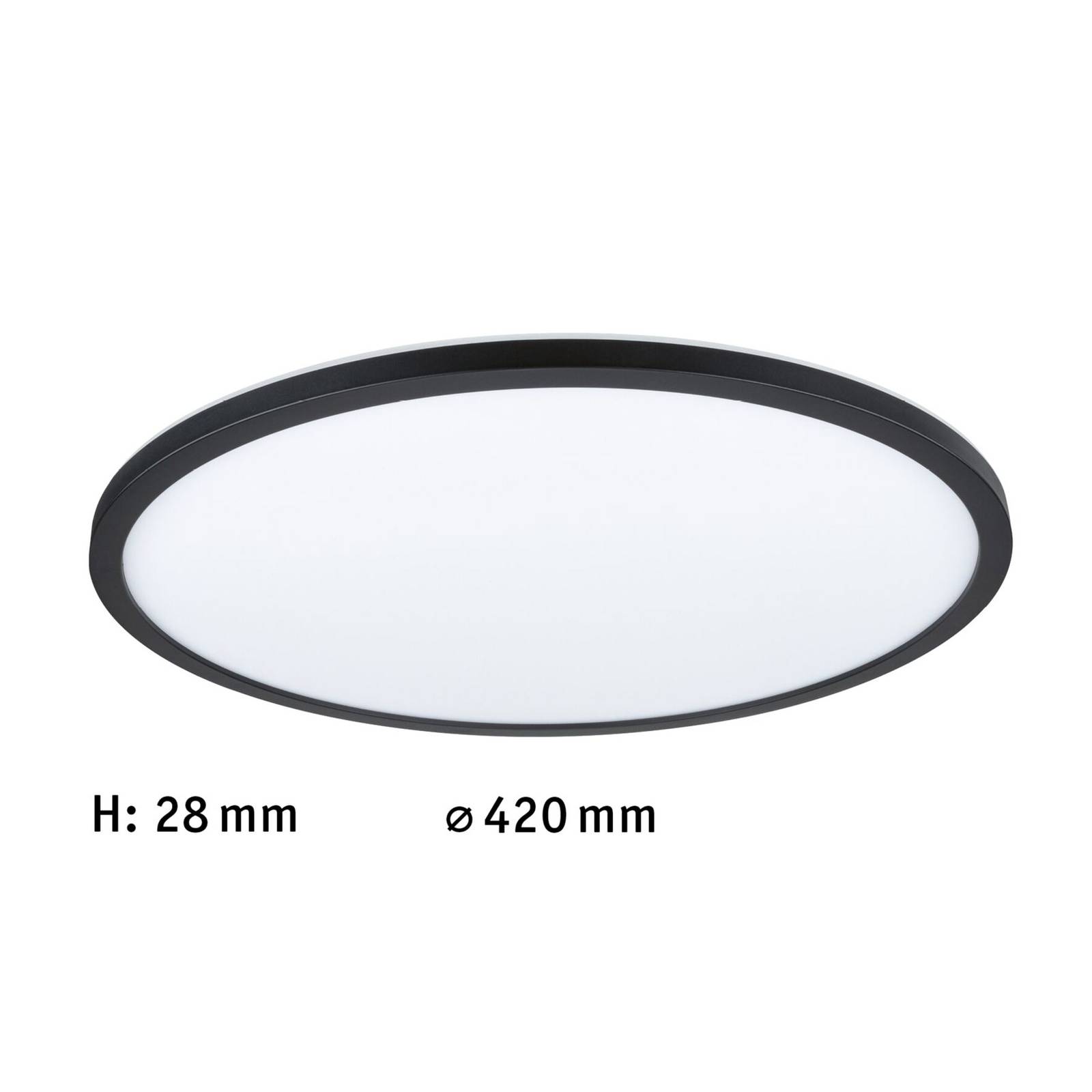 Paulmann Atria Shine Panel 3-step black 840 Ø42cm Paulmann Atria Shine Panel 3-step black 840 Ø42cm von Paulmann