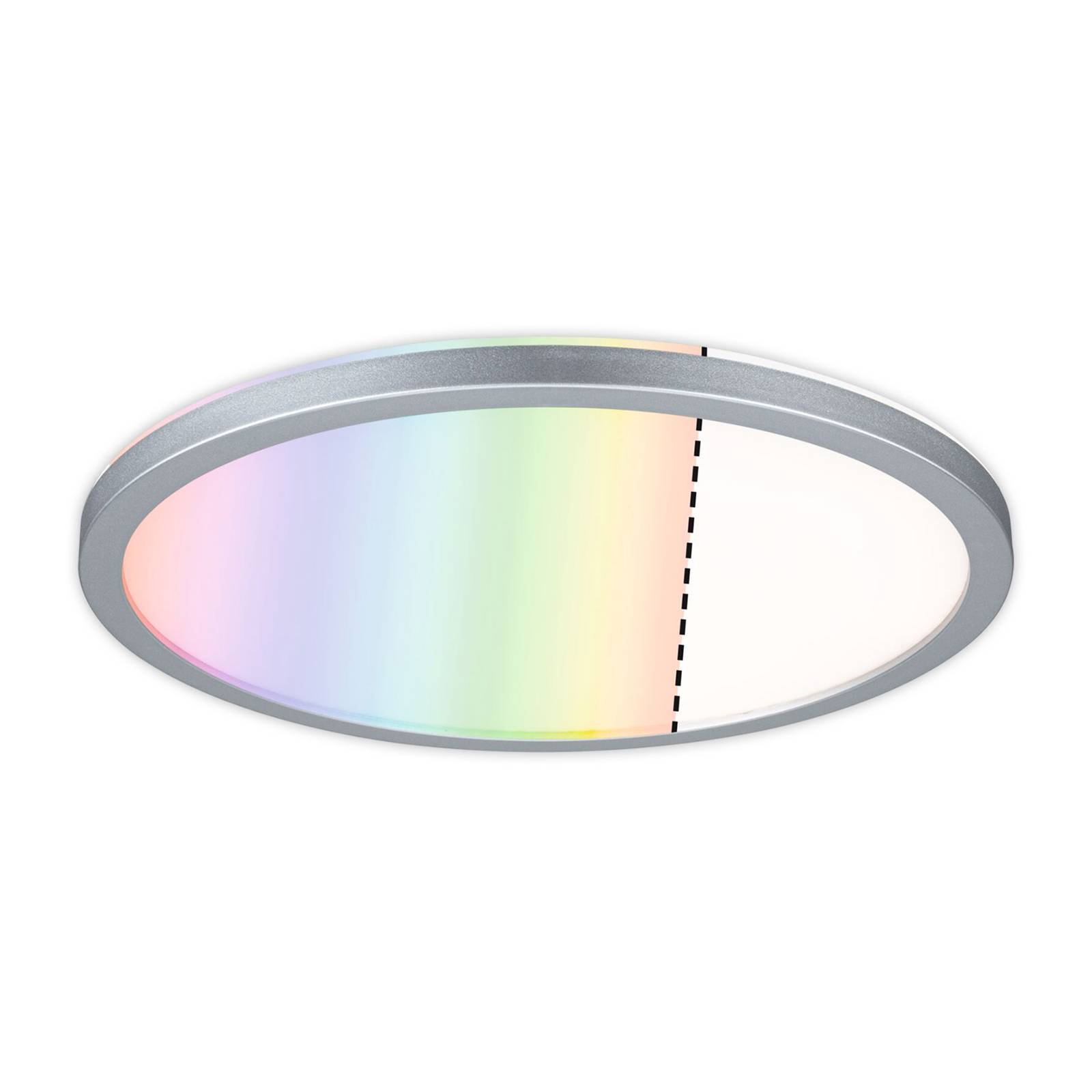 Paulmann Atria Shine Panel dim chrom RGBW Ø29cm Paulmann Atria Shine Panel dim chrom RGBW Ø29cm von Paulmann