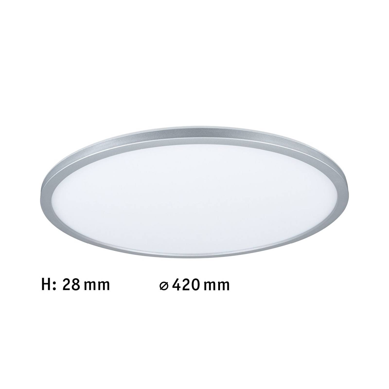 Paulmann Atria Shine Panel dim chrom RGBW Ø42cm Paulmann Atria Shine Panel dim chrom RGBW Ø42cm von Paulmann