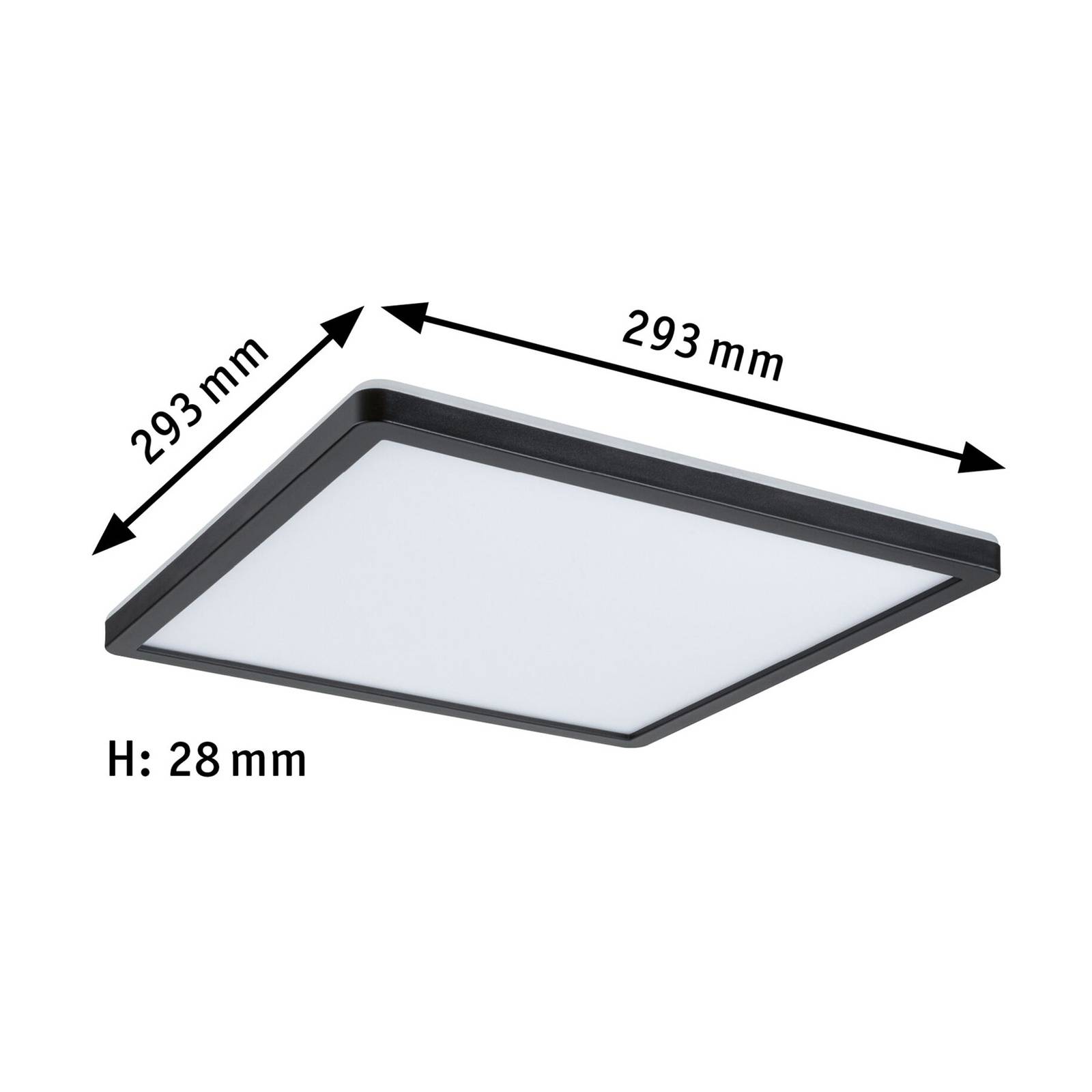 Paulmann Atria Shine Panel on/off black 840 29x29 Paulmann Atria Shine Panel on/off black 840 29x29 von Paulmann