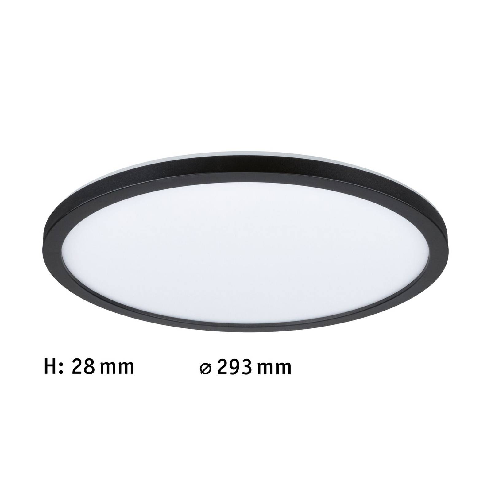 Paulmann Atria Shine Panel on/off black 840 Ø29cm Paulmann Atria Shine Panel on/off black 840 Ø29cm von Paulmann