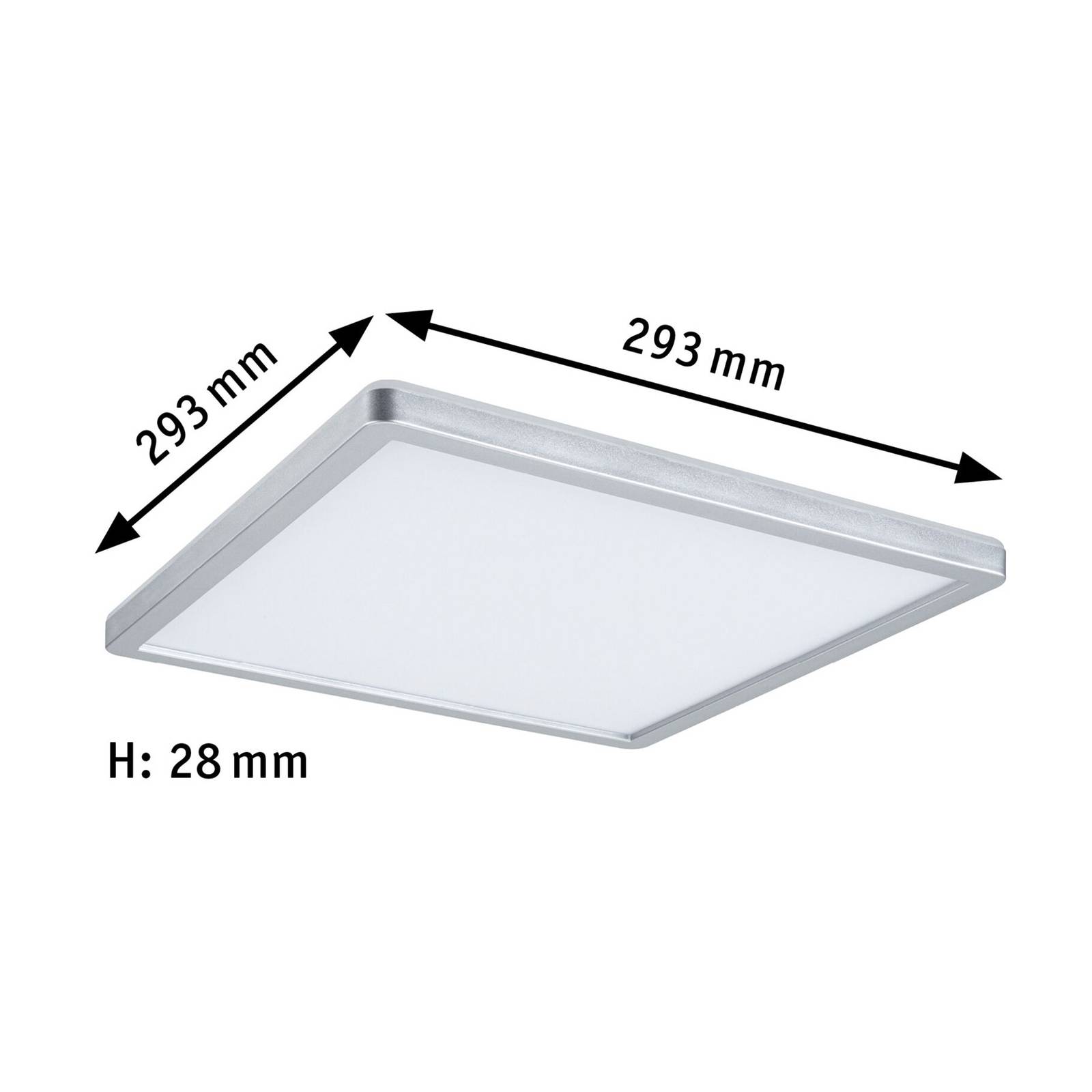 Paulmann Atria Shine Panel on/off chrom 840 29x29 Paulmann Atria Shine Panel on/off chrom 840 29x29 von Paulmann
