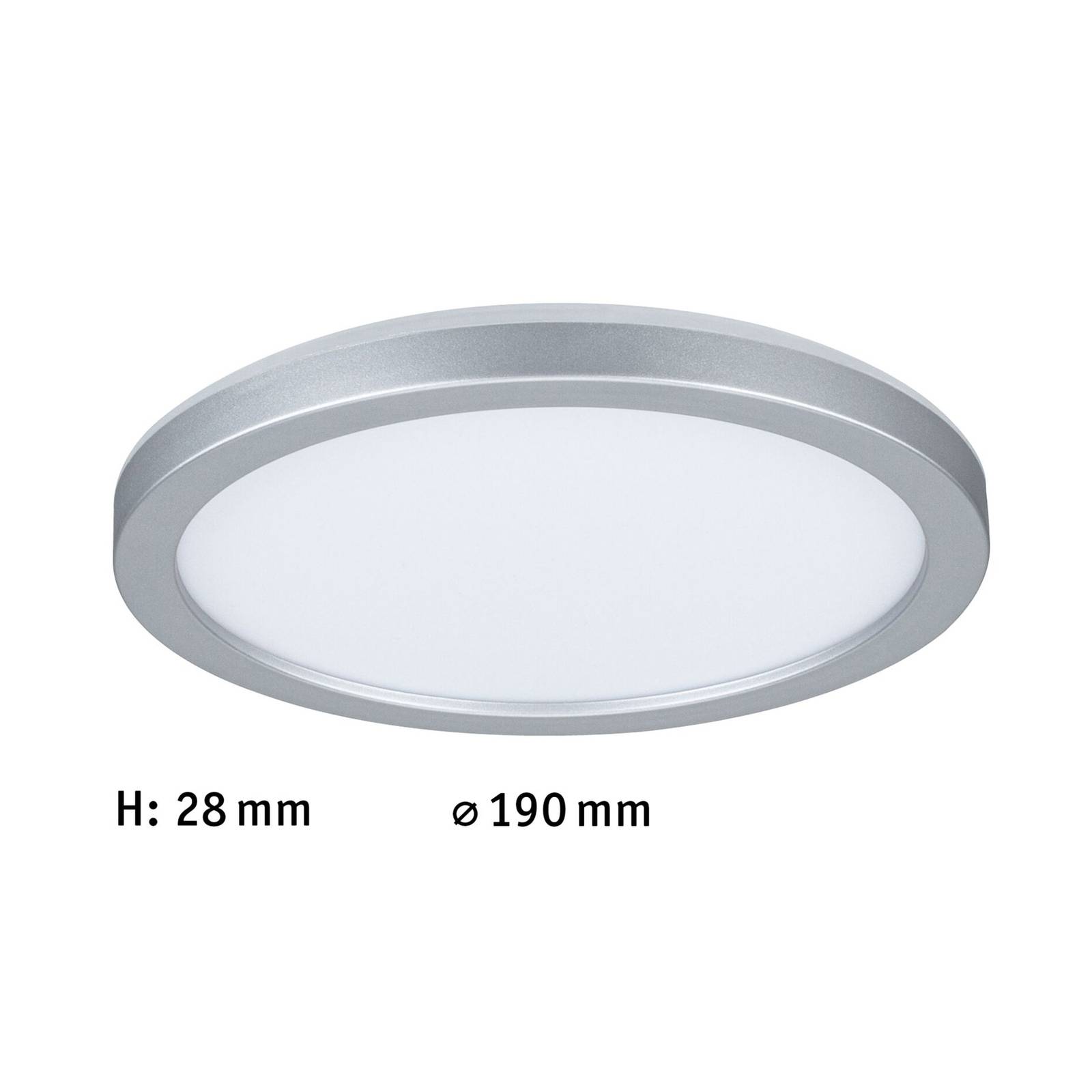 Paulmann Atria Shine Panel on/off chrom 840 Ø19cm Paulmann Atria Shine Panel on/off chrom 840 Ø19cm von Paulmann